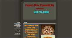 Desktop Screenshot of cappyspizza.net