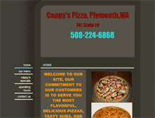 Tablet Screenshot of cappyspizza.net
