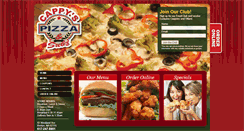Desktop Screenshot of cappyspizza.com